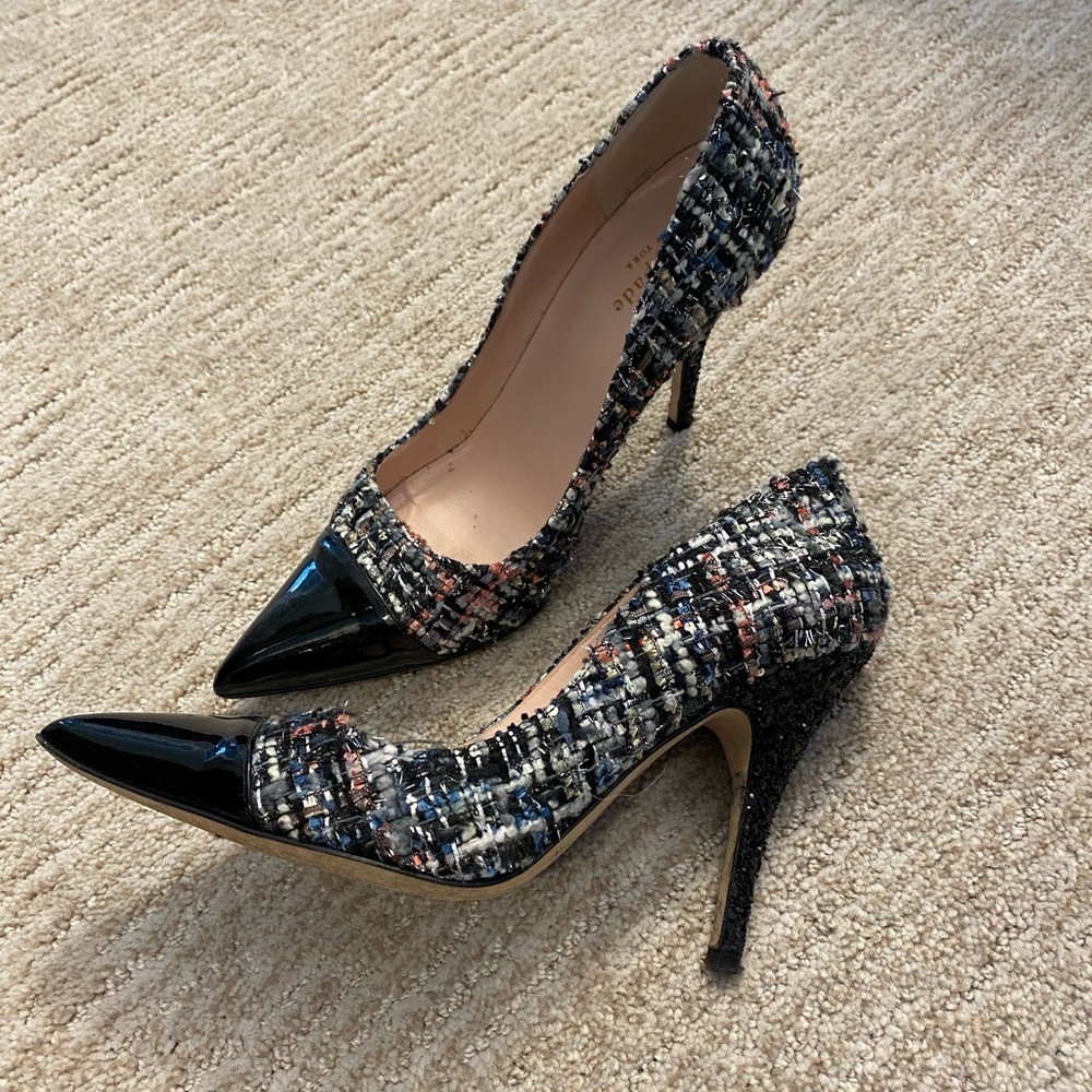 Kate Spade Tweed Heels